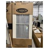 Larson® 36" x 80" Mid-View Stormdoor in Almond