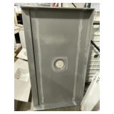 60" x 34" Composite Shower Base w Center Drain