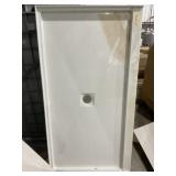60" x 32" Composite Shower Base w Center Drain