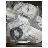 Boxed Lot of Tub Drain Kits in White for One Money