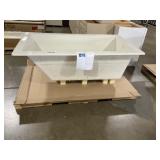 36" x 66" Drop-In Soaking Bathtub in Oyster