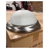 Flush Mount Ceiling Lights in Nickel x6