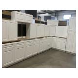 15pc. Silvercreek Aspen White 30" Kitchen
