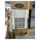 Larson® 36" x 80" Mid-View Stormdoor in White