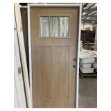 36" x 80" LH Craftsman Style FG Exterior Door
