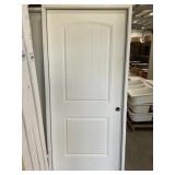 36" x 80" LH 2-Panel Arch Top FG Exterior Door