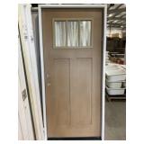 36" x 80" RH Craftsman Style FG Exterior Door