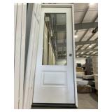 30" x 80" 3/4 View LH Fiberglass Exterior Door