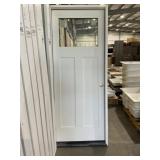 32" x 80" LH Fiberglass Craftsman Style Door
