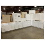16pc. Arcadia White 36" Kitchen Set