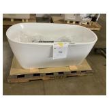 59" x 30" Acylic Soaking Tub with Chrome Filler