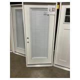 36" x 80" RH Fiberglass FV Ext. Door w/ Blinds