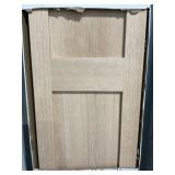 30" x 80" Unfinished Oak Bifold Door x 2Pcs