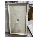 60" x 36" Composite Shower Base w Center Drain