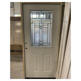36" x 79" LH Steel 1/2 View Exterior Door