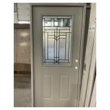 36" x 79" RH Steel 1/2" View Exterior Door