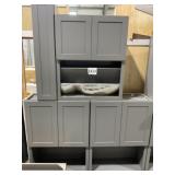 4pc. Platinum Cabinet Pieces