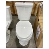 Standard Elongated Dual-Flush Toilet in White