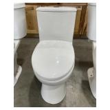 Standard Elongated Dual-Flush Toilet in White