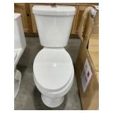 Standard Elongated Dual-Flush Toilet in White