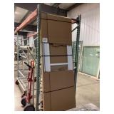 27-3/4" x 79-1/4" White Storm Door w/ Hardware