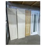 Mixed Lot of (8) Interior Door Slabs