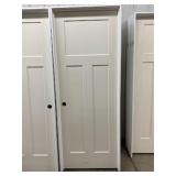 30" x 80" RH 3-Panel Square Top MDF Interior Door