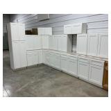 15pc. Silvercreek White Shaker 30" Kitchen