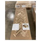 98" Acacia Cheveron Butcher Block Top