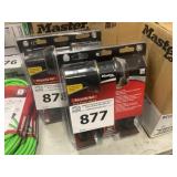 Master lock door handle deadbolt bronze