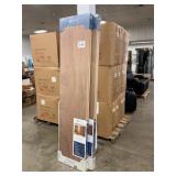 36" x 80-1/2" Flush Hardwood Bi-fold Door x 2