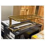 Grohe brushed brass 24 inch towel rack