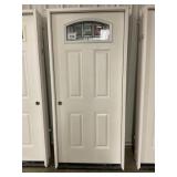 36" x 80" RH Fiberglass Craftsman Style Ext. Door