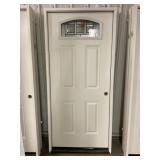 36" x 80" LH Fiberglass Craftsman Style Ext. Door