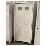 36" x 80" RH Craftsman Style Oak Interior Door