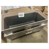 24 inch deck box planter X2