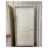 36" x 80" LH Pre-Finished 1-Panel Interior Door