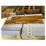 3D Teak Accent Wall Paneling X 10 boxes