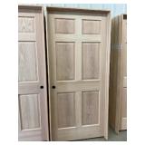 36" x 80" RH Oak 6- Panel Interior Door