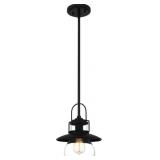 Ashley 1-Bulb Mini Pendant in Black x 3