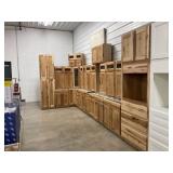 27pc. Silvercreek Hickory Shaker Dream Kitchen