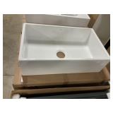 30" Fireclay Single Bowl Kitchen Sink