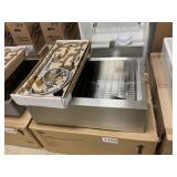 30" All-in-One SS Farmhouse Sink w/ Faucet