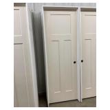28" x 80" LH 3-Panel Square Top MDF Interior Door