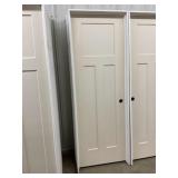 28" x 80" LH 3-Panel Square Top MDF Interior Door