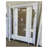Full Lite Zinc Leaded Entry System RH