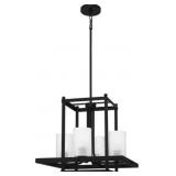 Ashley 4-Bulb Pendant Light in Black