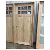 36" x 80" RH 6-Lite White Cedar Interior Door