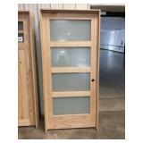 36" x 80" LH 4-Panel White Cedar Interior Door