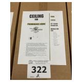 Hero 28" 5-Blade Ceiling Fans x 2